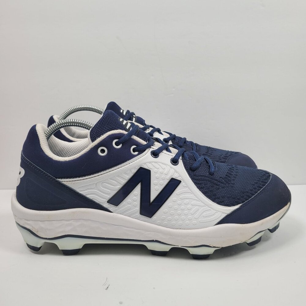 New Balance Fresh Foam Mens's Navy & White Cleats PL3000N5 Size 14